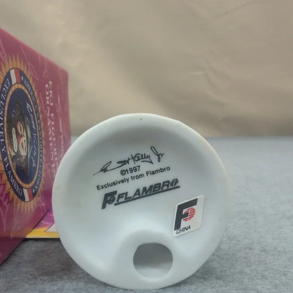 Emmett Kelly Jr 1991 Clown Figurine Ornament Exclusive from Flambro 10097 w/ Box - Picture 5 of 5